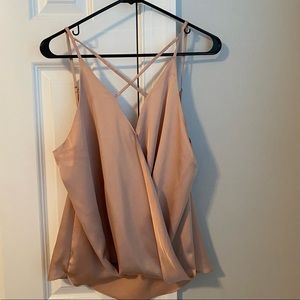Satin tank top